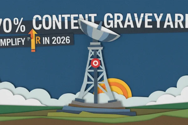 70% Content Graveyard: Amplify PR in 2026