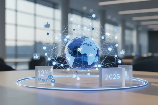 Airport Social Media: 12% Positive in 2025