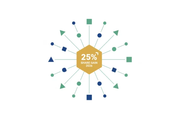 B2B SaaS PR Benchmarking: 25% Share Gain in 2026