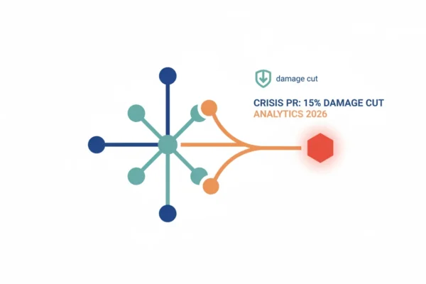 Crisis PR: 15% Damage Cut with Analytics in 2026