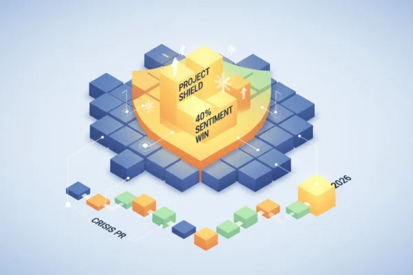 Crisis PR: Project Shield’s 40% Sentiment Win in 2026