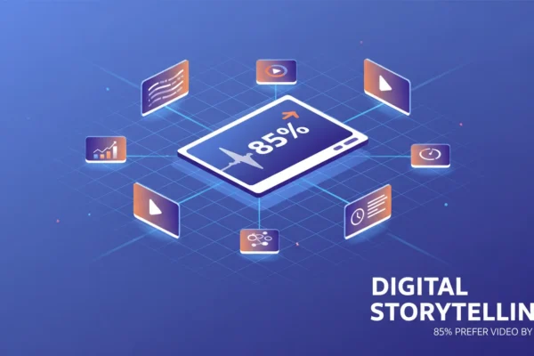 Digital Storytelling: 85% Prefer Video by 2026