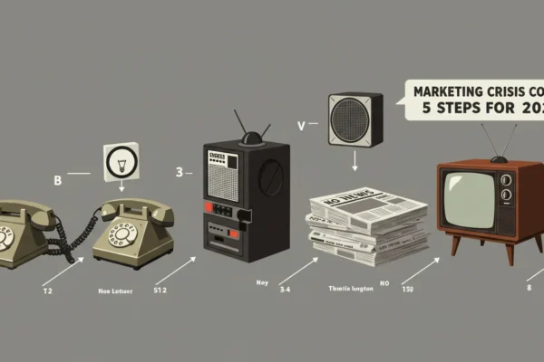 Marketing Crisis Comms: 5 Steps for 2026