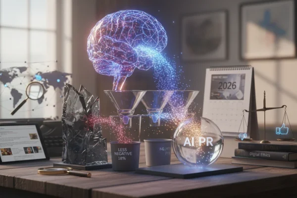 AI PR: 18% Less Negative Media in 2026