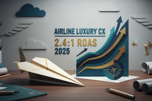 Airline Luxury CX: 2.4:1 ROAS in 2025