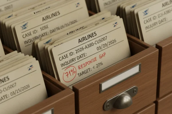 Airlines: 71% Response Gap in 2026