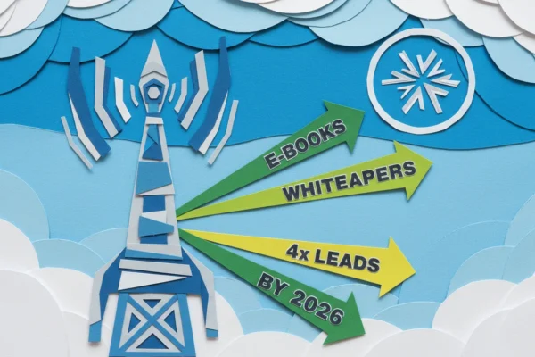 E-books & Whitepapers: 4x Leads by 2026