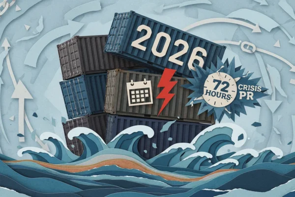 Transpacific Shipping: 72 Hours to Crisis PR in 2026