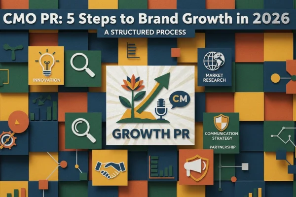 CMO PR: 5 Steps to Brand Growth in 2026