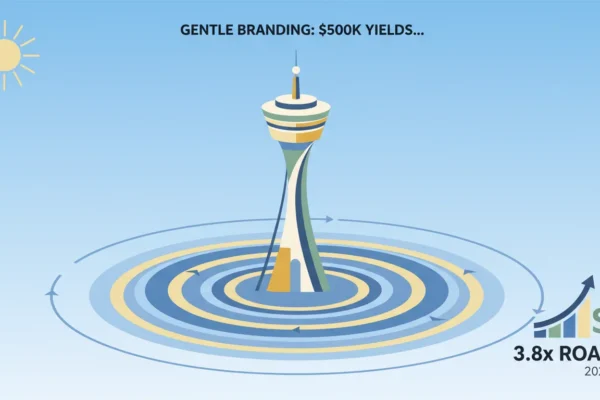 Gentle Branding: $500K Yields 3.8x ROAS in 2025