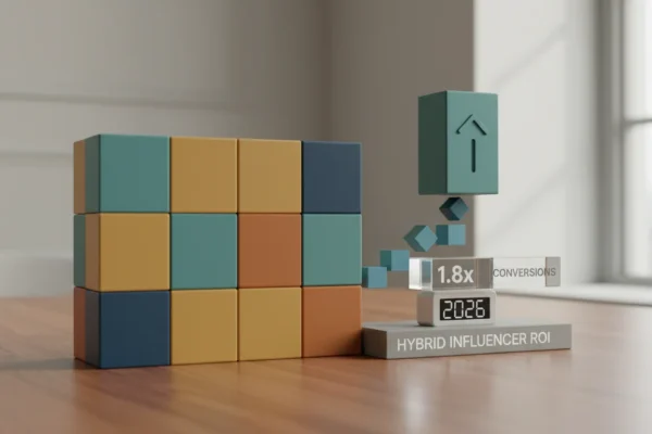 Hybrid Influencer ROI: 1.8x Conversions in 2026