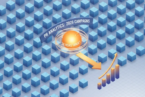 PR Analytics: 3X ROAS Target for 2026 Campaigns