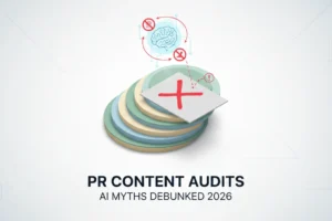 PR Content Audits: AI Myths Debunked for 2026