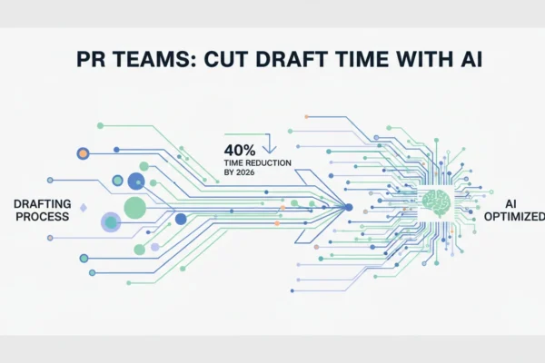 PR Teams: Cut Draft Time 40% with AI by 2026