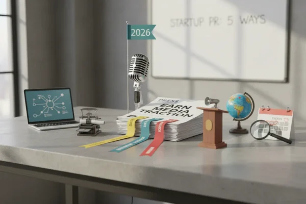 Startup PR: 5 Ways to Earn 2026 Media Traction